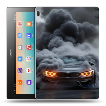 Силиконовый чехол на Lenovo Tab 4 10 с принтом BMW БМВ