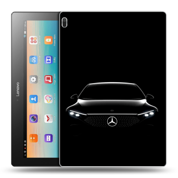 Силиконовый чехол на Lenovo Tab 4 10 с принтом Mercedes Мерседес