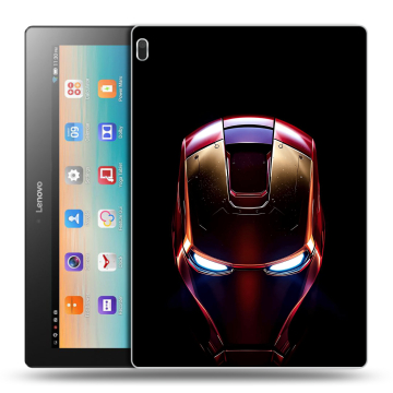 Силиконовый чехол на Lenovo Tab 4 10 с принтом IronMan Железный человек
