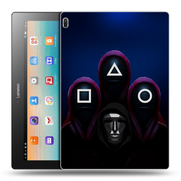 Силиконовый чехол на Lenovo Tab 4 10 с принтом Игра Кальмара