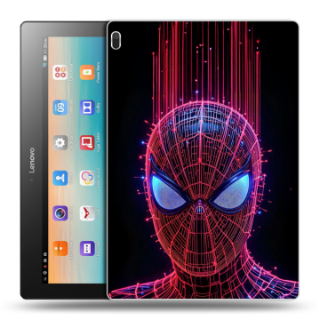 Силиконовый чехол на Lenovo Tab 4 10 с принтом Spiderman Человек паук
