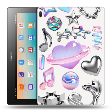 Силиконовый чехол на Lenovo Tab 4 10 с принтом Y2K