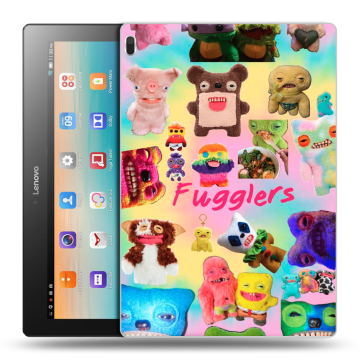 Силиконовый чехол на Lenovo Tab 4 10 с принтом Флагер Fuggler
