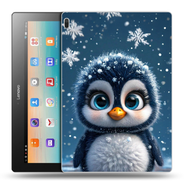 Силиконовый чехол на Lenovo Tab 4 10 с принтом Новый год