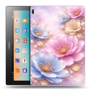 Силиконовый чехол на Lenovo Tab 4 10 с принтом женский