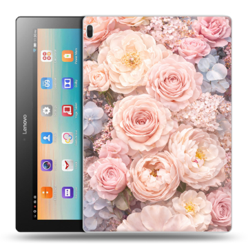 Силиконовый чехол на Lenovo Tab 4 10 с принтом женский
