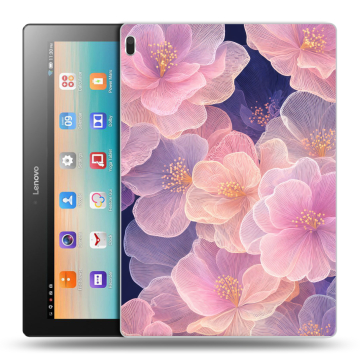 Силиконовый чехол на Lenovo Tab 4 10 с принтом женский