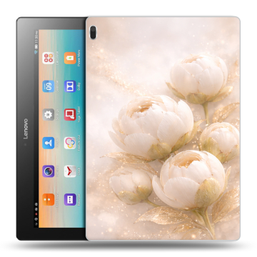Силиконовый чехол на Lenovo Tab 4 10 с принтом женский