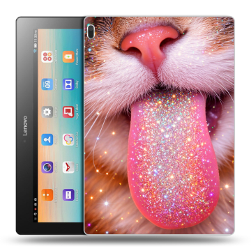 Силиконовый чехол на Lenovo Tab 4 10 с принтом для девочек