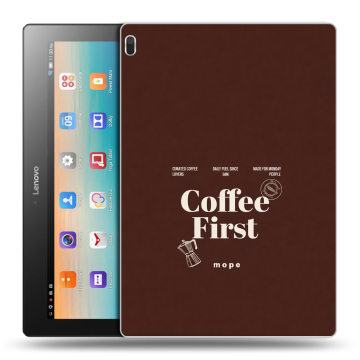 Силиконовый чехол на Lenovo Tab 4 10 с принтом женский