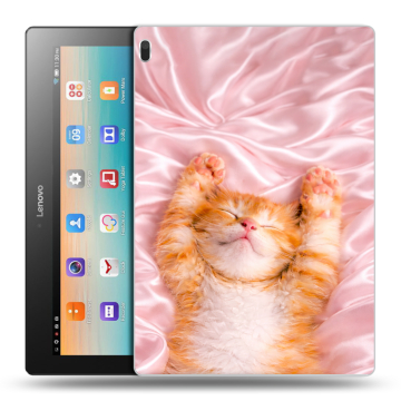 Силиконовый чехол на Lenovo Tab 4 10 с принтом женский