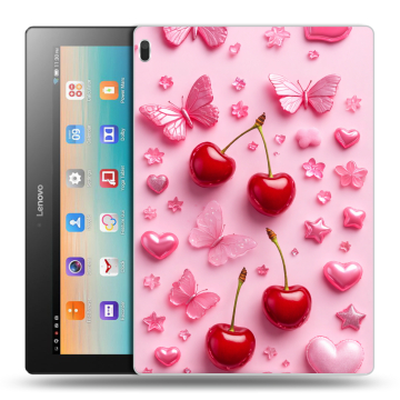 Силиконовый чехол на Lenovo Tab 4 10 с принтом для девочек