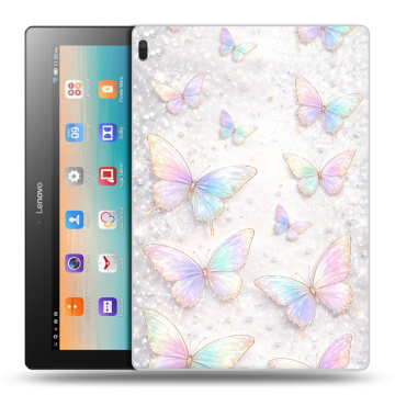 Силиконовый чехол на Lenovo Tab 4 10 с принтом женский