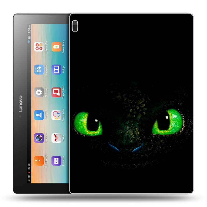 Силиконовый чехол на Lenovo Tab 4 10 с принтом Как приручить дракона Силиконовый чехол на Lenovo Tab 4 10 с принтом Как приручить дракона