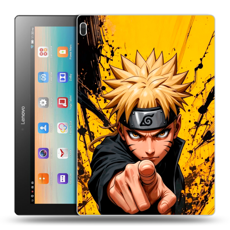 Силиконовый чехол на Lenovo Tab 4 10 с принтом Naruto Наруто Силиконовый чехол на Lenovo Tab 4 10 с принтом Naruto Наруто