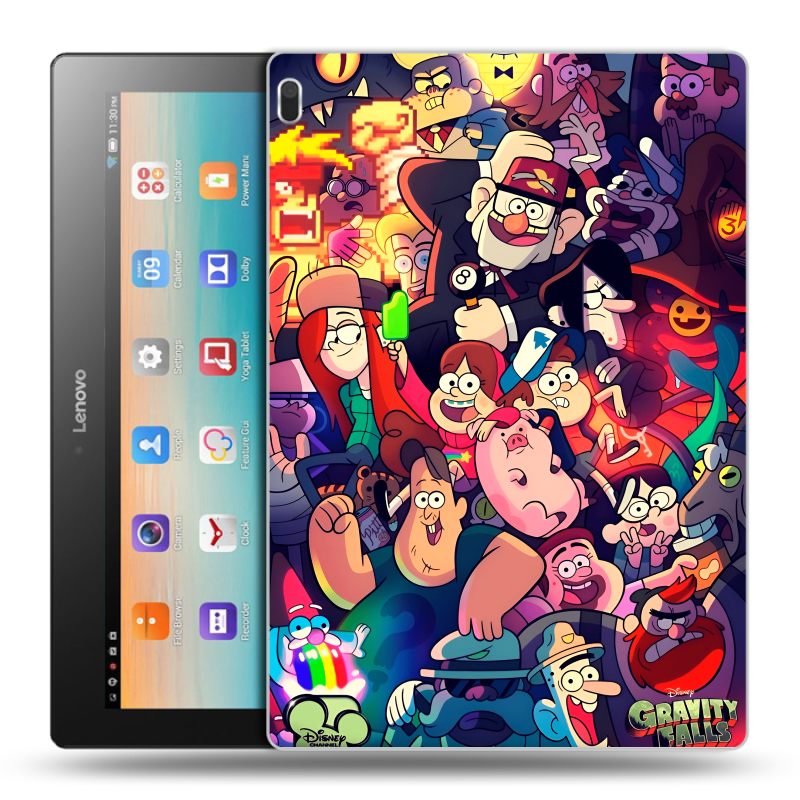 Силиконовый чехол на Lenovo Tab 4 10 с принтом Gravity Falls Гравити Фолз Силиконовый чехол на Lenovo Tab 4 10 с принтом Gravity Falls Гравити Фолз