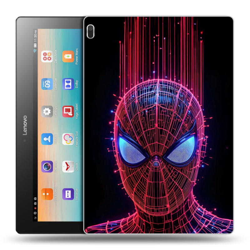 Силиконовый чехол на Lenovo Tab 4 10 с принтом Spiderman Человек паук Силиконовый чехол на Lenovo Tab 4 10 с принтом Spiderman Человек паук