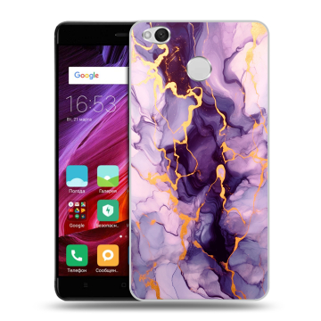 Силиконовый противоударный чехол на Xiaomi RedMi 4X с принтом Мрамор Силиконовый противоударный чехол на Xiaomi RedMi 4X с принтом Мрамор