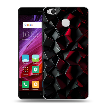 Силиконовый противоударный чехол на Xiaomi RedMi 4X с принтом Абстракция
