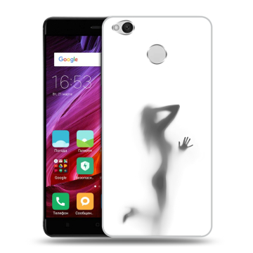 Силиконовый противоударный чехол на Xiaomi RedMi 4X с принтом Силуэт