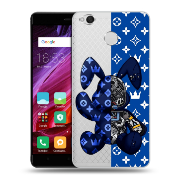 Силиконовый противоударный чехол на Xiaomi RedMi 4X с принтом Луи робот Силиконовый противоударный чехол на Xiaomi RedMi 4X с принтом Луи робот