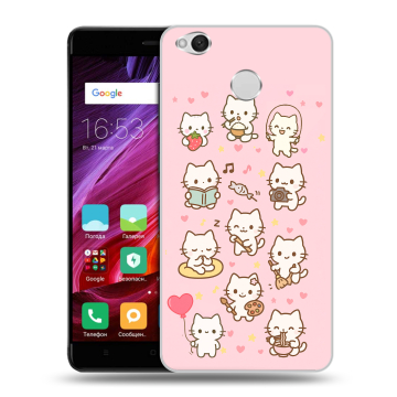 Силиконовый противоударный чехол на Xiaomi RedMi 4X с принтом Hello Kitty Хелоу Кити Силиконовый противоударный чехол на Xiaomi RedMi 4X с принтом Hello Kitty Хелоу Кити
