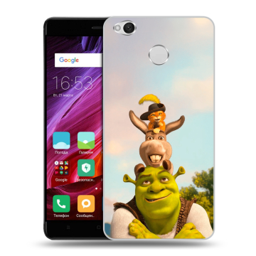 Силиконовый противоударный чехол на Xiaomi RedMi 4X с принтом Шрек Shrek