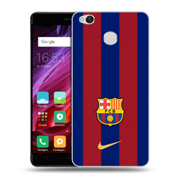 Силиконовый противоударный чехол на Xiaomi RedMi 4X с принтом Барселона Barcelona