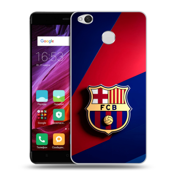 Силиконовый противоударный чехол на Xiaomi RedMi 4X с принтом Барселона Barcelona
