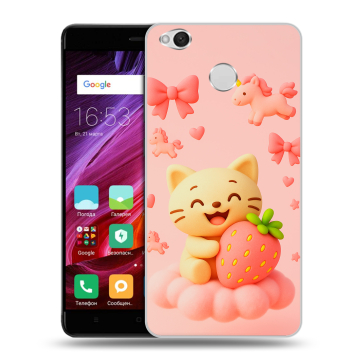 Силиконовый противоударный чехол на Xiaomi RedMi 4X с принтом для девочек Силиконовый противоударный чехол на Xiaomi RedMi 4X с принтом для девочек