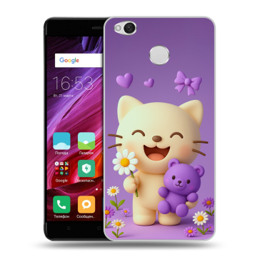 Силиконовый противоударный чехол на Xiaomi RedMi 4X с принтом для девочек Силиконовый противоударный чехол на Xiaomi RedMi 4X с принтом для девочек