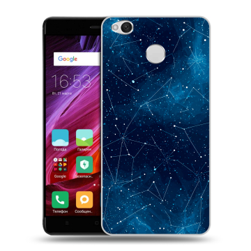 Силиконовый противоударный чехол на Xiaomi RedMi 4X с принтом Космос звезды