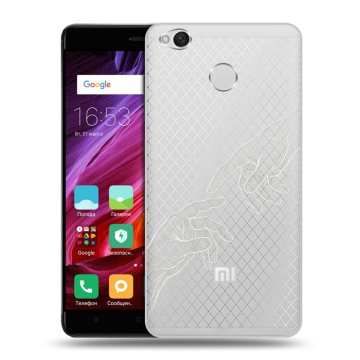 Силиконовый противоударный чехол на Xiaomi RedMi 4X с принтом Сотворение мира