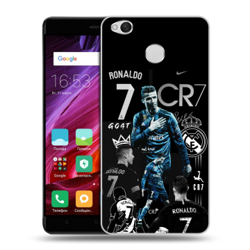 Силиконовый противоударный чехол на Xiaomi RedMi 4X с принтом Реал Роналдо