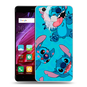 Силиконовый противоударный чехол на Xiaomi RedMi 4X с принтом Лило и Стич