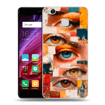 Силиконовый противоударный чехол на Xiaomi RedMi 4X с принтом Модный принт