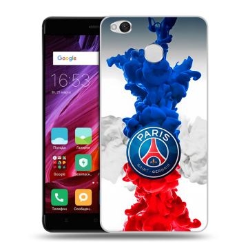 Силиконовый противоударный чехол на Xiaomi RedMi 4X с принтом PSG ПСЖ