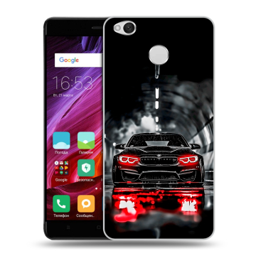 Силиконовый противоударный чехол на Xiaomi RedMi 4X с принтом BMW БМВ Силиконовый противоударный чехол на Xiaomi RedMi 4X с принтом BMW БМВ