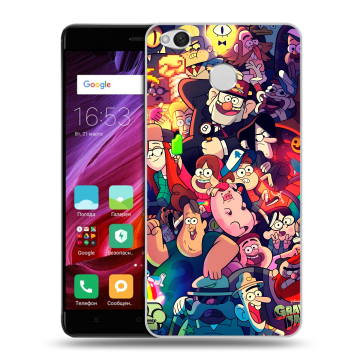 Силиконовый противоударный чехол на Xiaomi RedMi 4X с принтом Gravity Falls Гравити Фолз Силиконовый противоударный чехол на Xiaomi RedMi 4X с принтом Gravity Falls Гравити Фолз