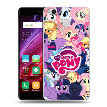 Силиконовый противоударный чехол на Xiaomi RedMi 4X с принтом My little pony Дружба чудо