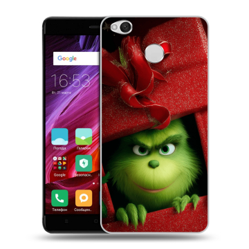 Силиконовый противоударный чехол на Xiaomi RedMi 4X с принтом Новый год