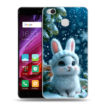 Силиконовый противоударный чехол на Xiaomi RedMi 4X с принтом Новый год