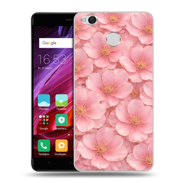 Силиконовый противоударный чехол на Xiaomi RedMi 4X с принтом женский