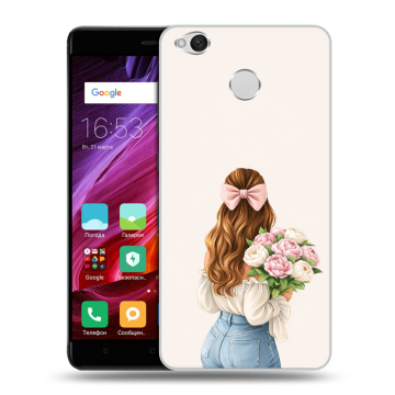Силиконовый противоударный чехол на Xiaomi RedMi 4X с принтом женский Силиконовый противоударный чехол на Xiaomi RedMi 4X с принтом женский