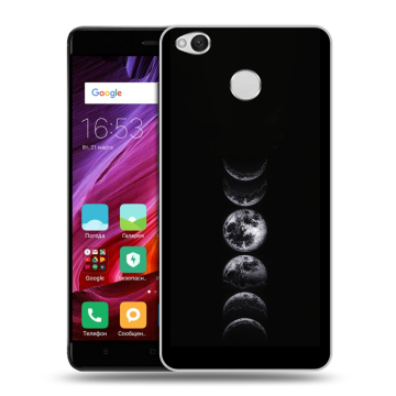 Силиконовый противоударный чехол на Xiaomi RedMi 4X с принтом женский