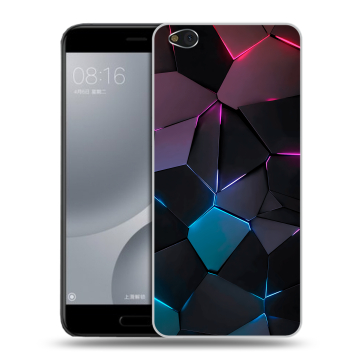 Пластиковый чехол на Xiaomi Mi5C с принтом Геометрия неона Пластиковый чехол на Xiaomi Mi5C с принтом Геометрия неона
