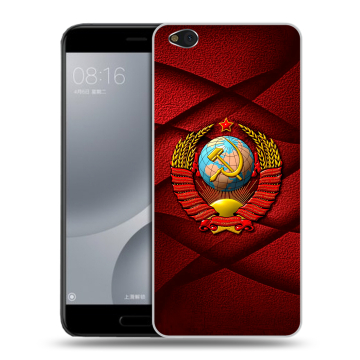 Пластиковый чехол на Xiaomi Mi5C с принтом Герб СССР Пластиковый чехол на Xiaomi Mi5C с принтом Герб СССР