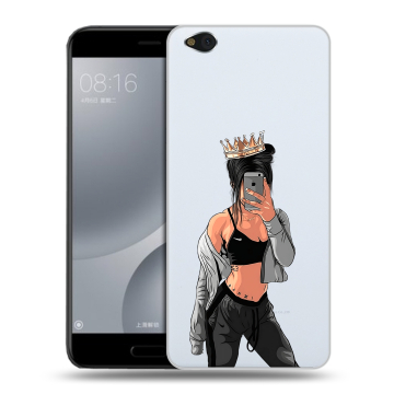 Пластиковый чехол на Xiaomi Mi5C с принтом Женские принты Пластиковый чехол на Xiaomi Mi5C с принтом Женские принты