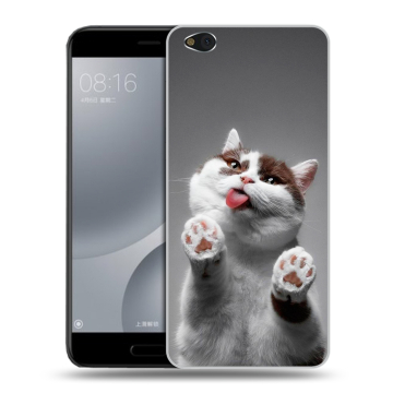 Пластиковый чехол на Xiaomi Mi5C с принтом Коты Пластиковый чехол на Xiaomi Mi5C с принтом Коты