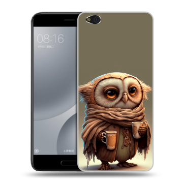 Пластиковый чехол на Xiaomi Mi5C с принтом Сова Пластиковый чехол на Xiaomi Mi5C с принтом Сова